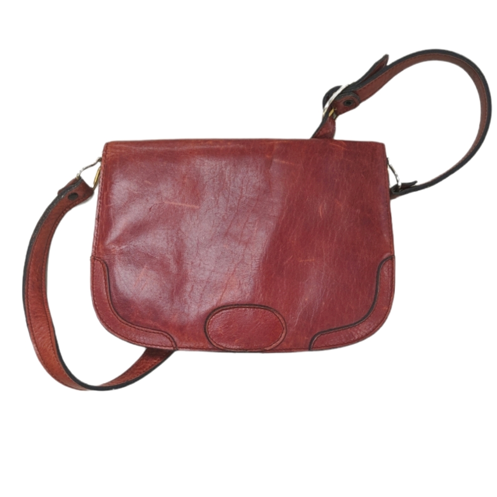 Vintage Pappagallo Leather Shoulder Bag